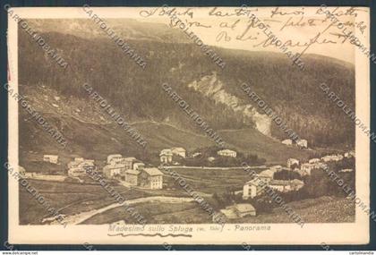 Sondrio Madesimo cartolina LQ5282