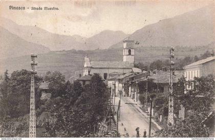 [-15%] ITALIE - Piémont - Turin - Pinasca - Strada Maestra -  Carte postale ancienne