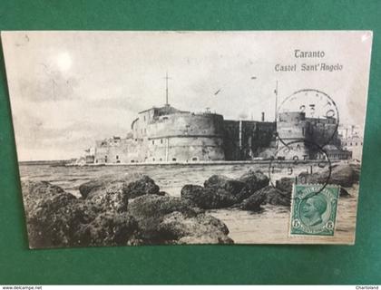 Cartolina Taranto - Castel Sant'Angelo - 1910