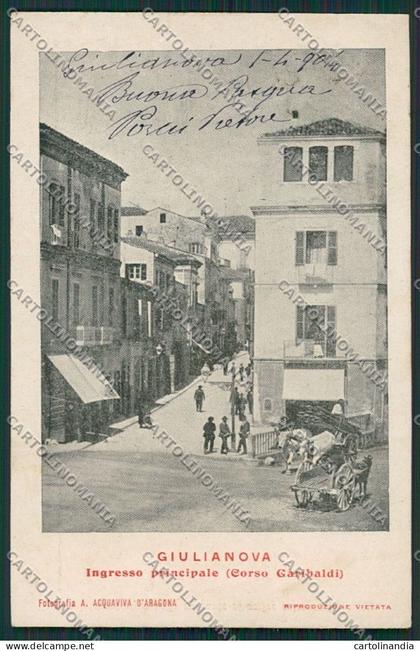 Teramo Giulianova cartolina QQ4308