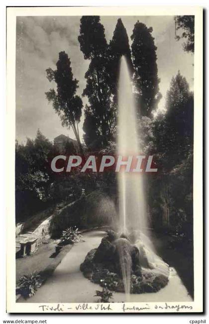 CARTE PHOTO Tivoli Villa d'Este