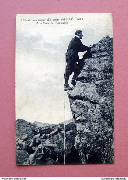 Cartolina Ascensione Creste del Pagliaio Alta Valle Rocciavrè non viaggiata