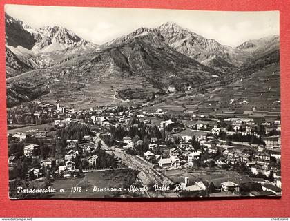 Cartolina - Bardonecchia ( Torino ) - Panorama - Sfondo Valle Rho 1959