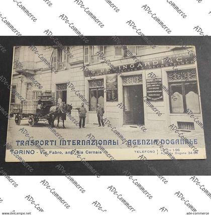 Cartolina Torino - Trasporti Internazionali - Agenzia Doganale