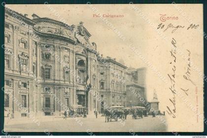 Torino Città Palazzo Carignano Rommler 8430 cartolina MZ8127