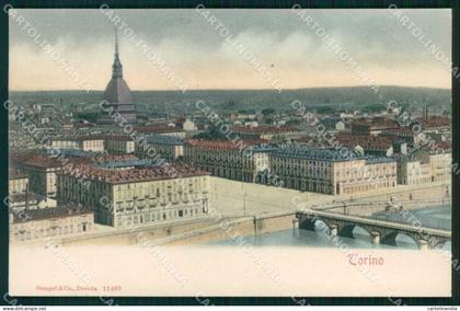 Torino Città Panorama Mole Antonelliana Stengel 11489 cartolina MZ9374