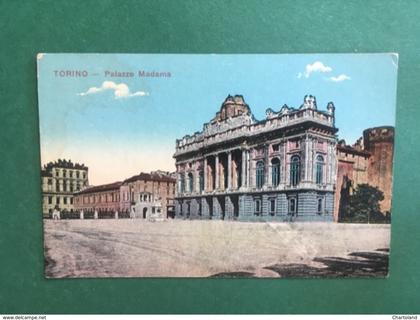 Cartolina Torino - Palazzo Madama - 1917