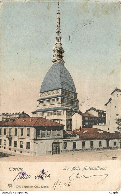 CPA Torino-La mole Antonelliana
