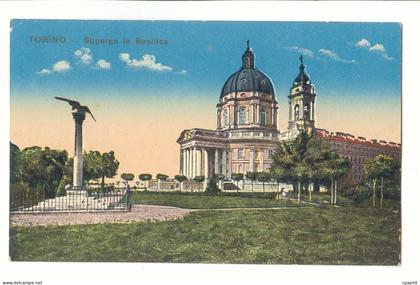 italie torino turin CPA Superga la Baislica