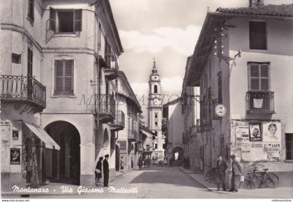 MONTANARO - Via Giacomo Matteotti, Gillette, Foto Cartolina 1958