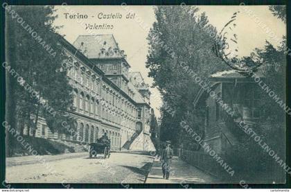 Torino Città Castello del Valentino cartolina MZ9010