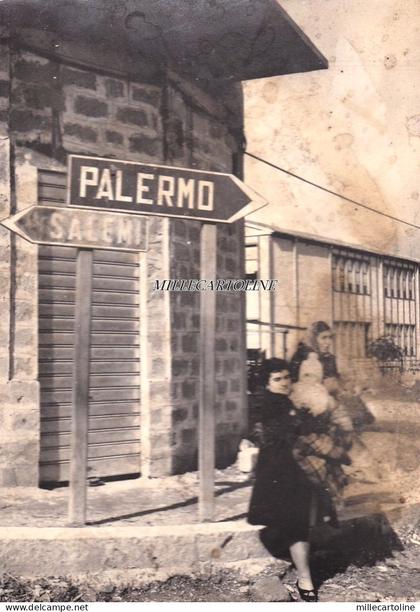 SALEMI: 1968 - Terremoto del Belice- 5 piccole foto dell'epoca