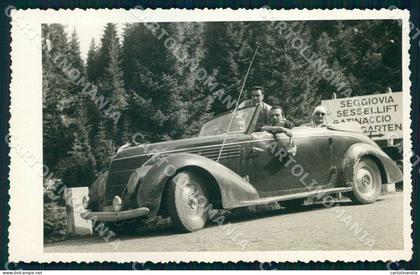 Trento Vigo di Fassa Catinaccio Garavini Lancia Aprilia Foto cartolina WX7316