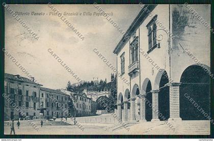 Treviso Vittorio Veneto cartolina QK4632