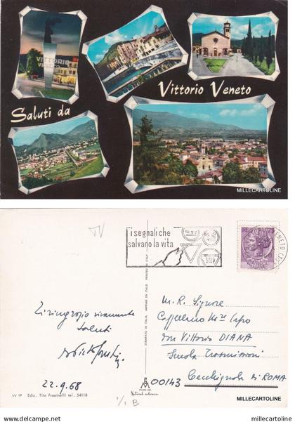 # VITTORIO VENETO: SALUTI DA   1968