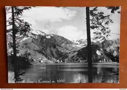 Cartolina Lago di Sauris (Carnia) (Friuli Venezia Giulia) m. 1000 - 1954 ca.