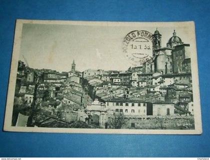 Cartolina Urbino - Panorama generale 1938
