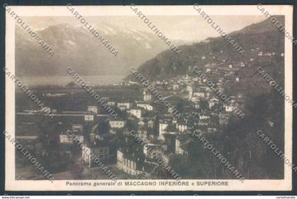 Varese Maccagno cartolina LQ8134