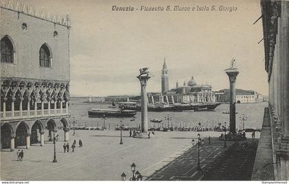 CP014 - VENEZIA "Piazzetta San Marco e Isola San Giorgio" Non Viaggiata