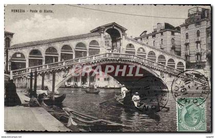 CPA Italie Italie Venezia Ponte di Rialto