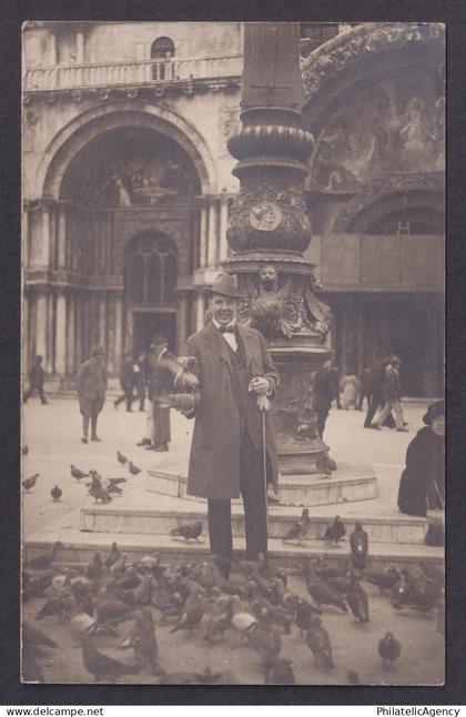 ITALY, RPPC postcard, Venice, Piazza San Marco