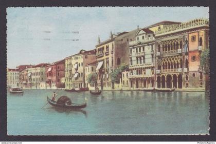 ITALY, Vintge postcard, Venice, Grand Canal, Ca' d'Oro