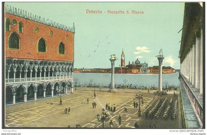 Venezia Venice Piazzeta S. Marco travelled 1914 bb151016