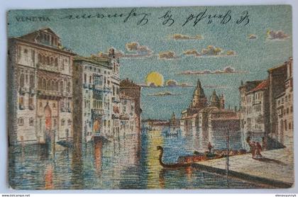 Vintage postcard "Venice." Italy, 1904.