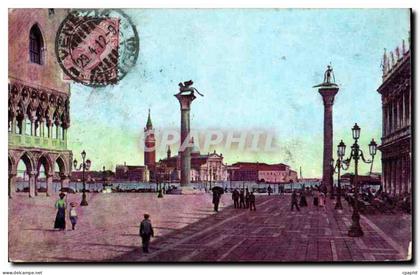 Italia - Italie - Italy - Venezia - Venice - Piazzetta e Molo - CPA