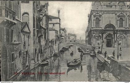 Italia - Italie - Italy - Venice - Venezia - Rio del Mendicanti - CPA
