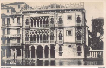 Italy Venezia Venice Ca d'Oro RPPC vintage postcard B813