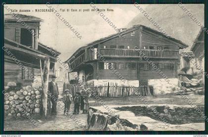 Verbania Macugnaga cartolina QQ5497