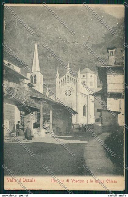 Verbania Vogogna cartolina QQ5641