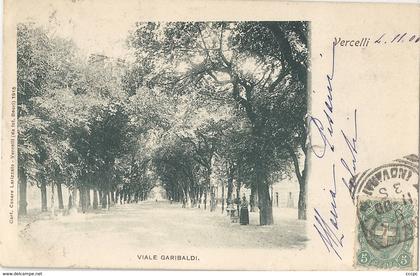 CPA Vercelli Viale Garibaldi