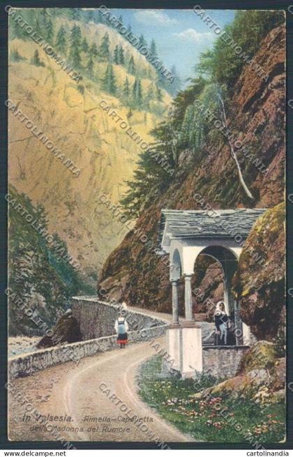 Vercelli Rimella cartolina ZT6597