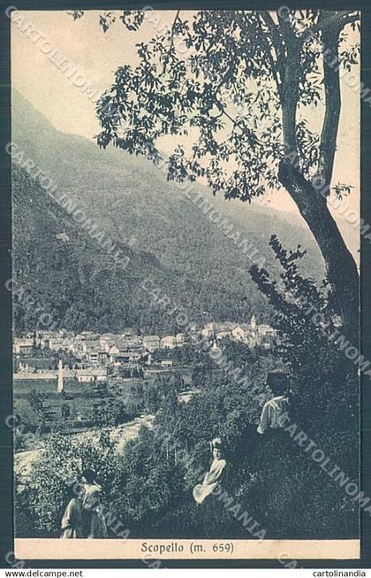 Vercelli Scopello cartolina JK5075