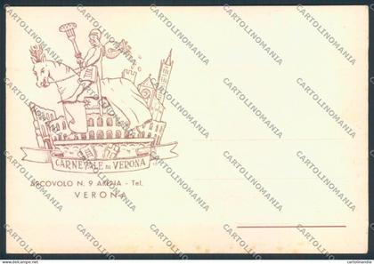 Verona Carnevale FG cartolina MQ2681