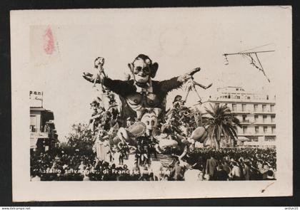 $#$#(AD2512)-ITALIA -Viareggio-Carnevale di Viareggio, "Assalto selvaggio" di Francesconi, usata 1950, rara
