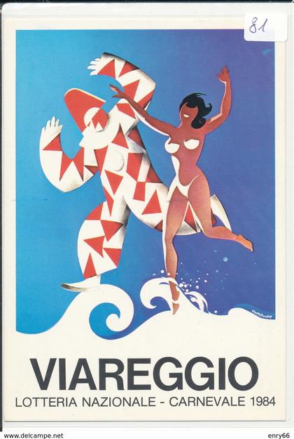 VIAREGGIO - CARNEVALE 1984  ILLUSTRATORE  UBERTO BONETTI