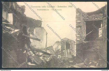 Vibo Valentia Parghelia Terremoto cartolina ZB2751