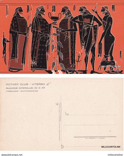# VITERBO: ROTARY CLUB - RIUNIONE INTERCLUB 1957  TARQUINIA - CIVITAVECCHIA