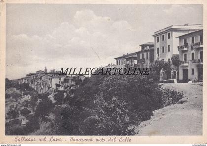GALLICANO NEL LAZIO:  Panorama visto dal Colle    1953