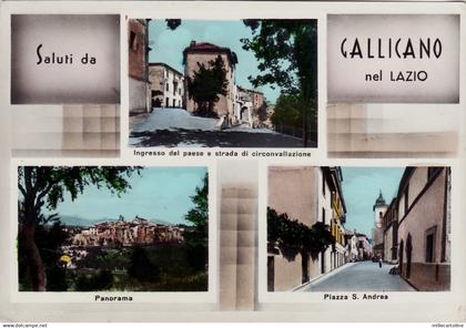 #GALLICANO NEL LAZIO: SALUTI DA...3 VEDUTE  1959