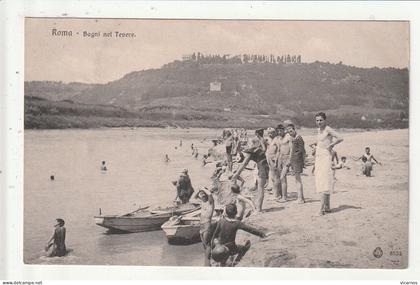 CP ITALIE ROMA Bagni nel Tevere