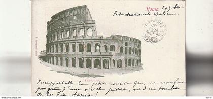 ***  LAZIO ****  ROMA COLISEO  stamped  TTB
