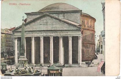 POSTAL   ROMA  -ITALIA  -PANTHEON