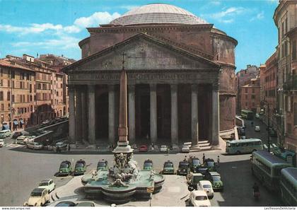 [-15%] ITALIE - Roma - II Pantheon - Le Panthéon - The Pantheon - Das Pantheon - voitures - animé - Carte Postale