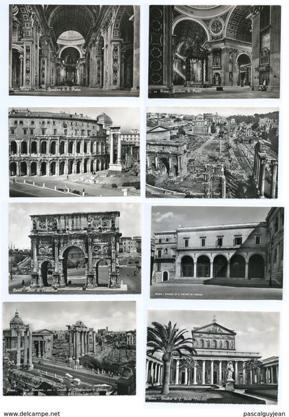 25 CPSM CARTE PHOTO ROMA / ROME