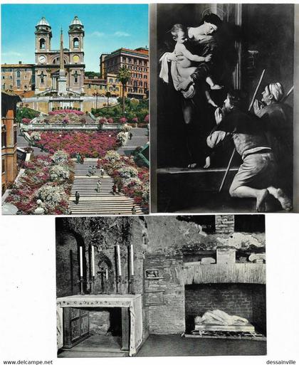 ROMA - 9 Cartolinas ROME CHRETIENNE