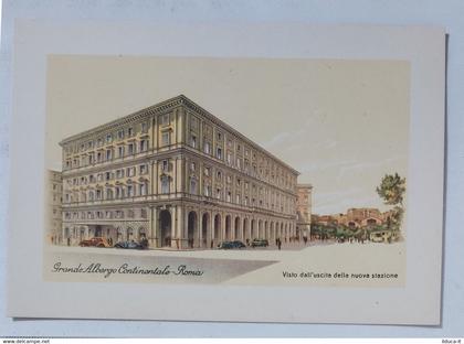 29552 Cartolina illustrata - Roma - Grande Albergo Continentale